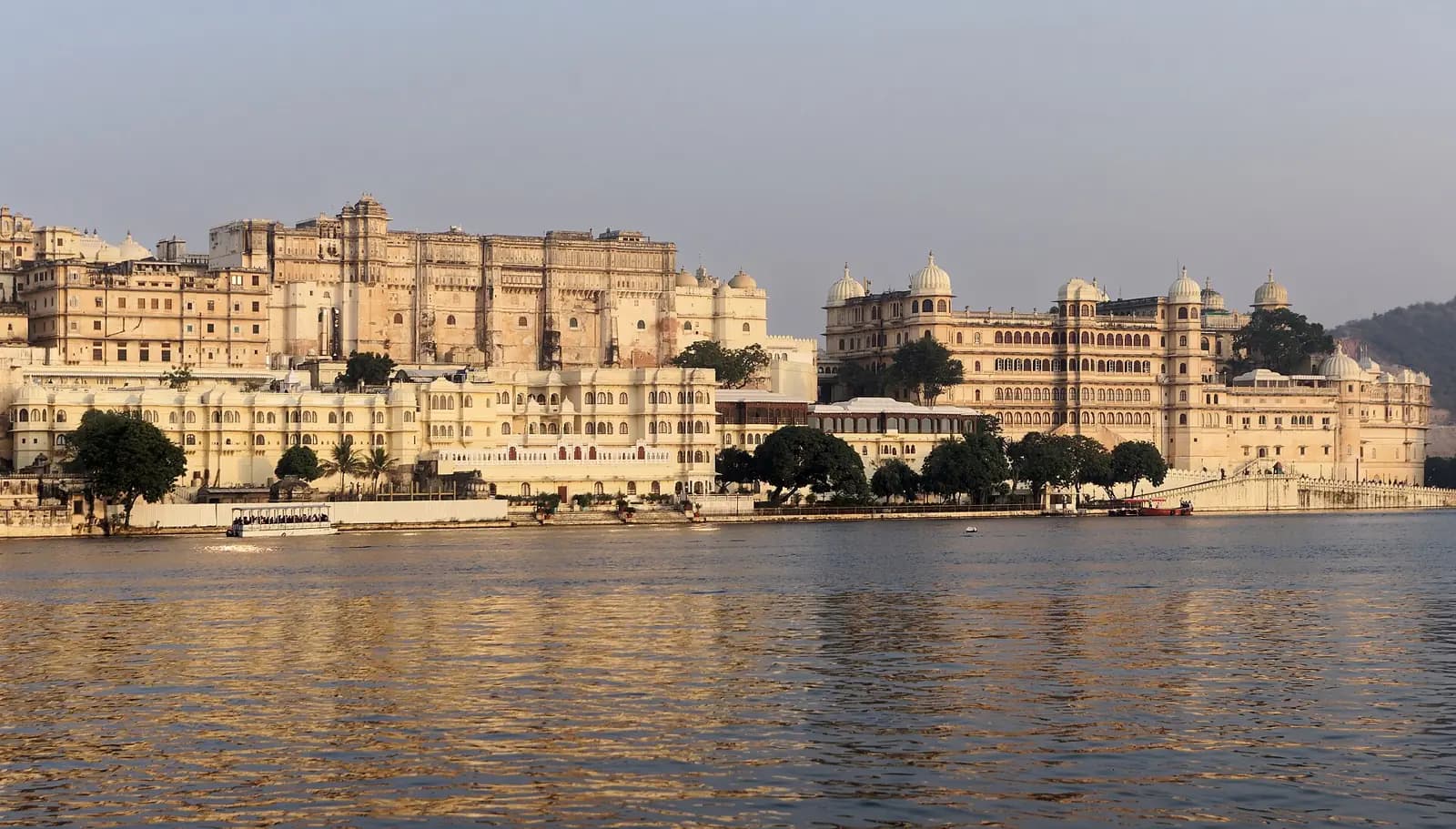 Udaipur’s City Palace above Lake Pichola